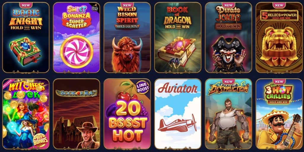 A Casombie Casino játékkínálata