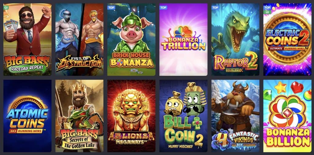 A Flappy Casino játékkínálata