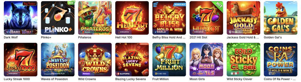 Ice casino nyerőgépek